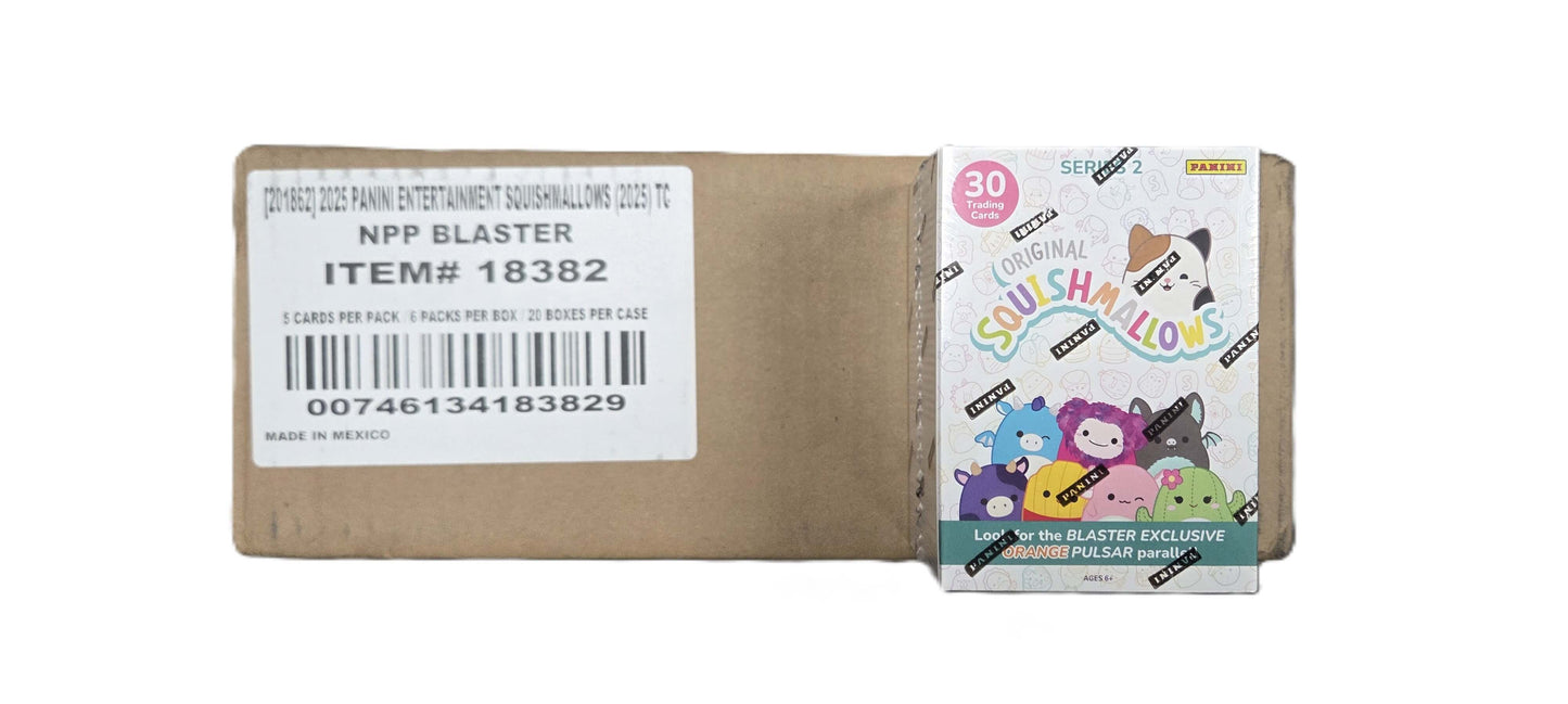 2025 Panini Squishmallows Series 2 Blaster 20-Box Case
